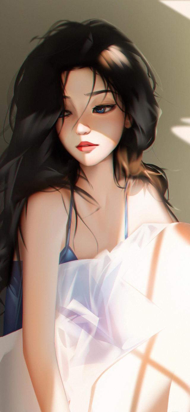 超美氛围感女生插画壁纸,是气质让你独特