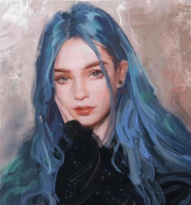 76张动漫插画,画中的女孩各有风格