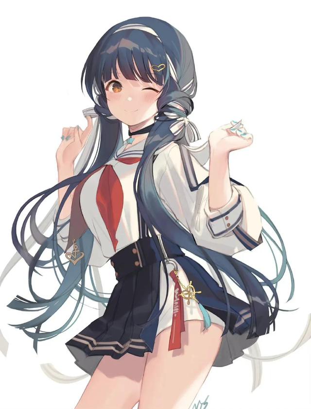 76张动漫插画,画中的女孩各有风格