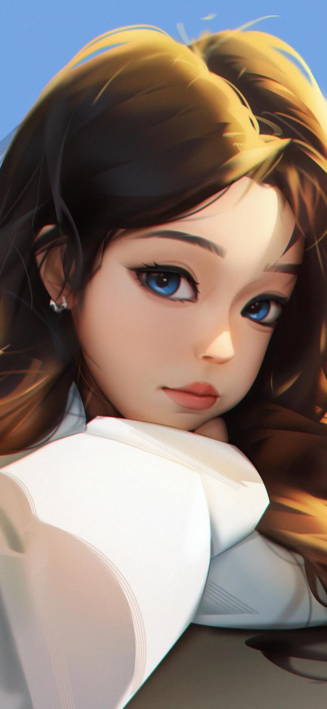 超美氛围感女生插画壁纸,是气质让你独特