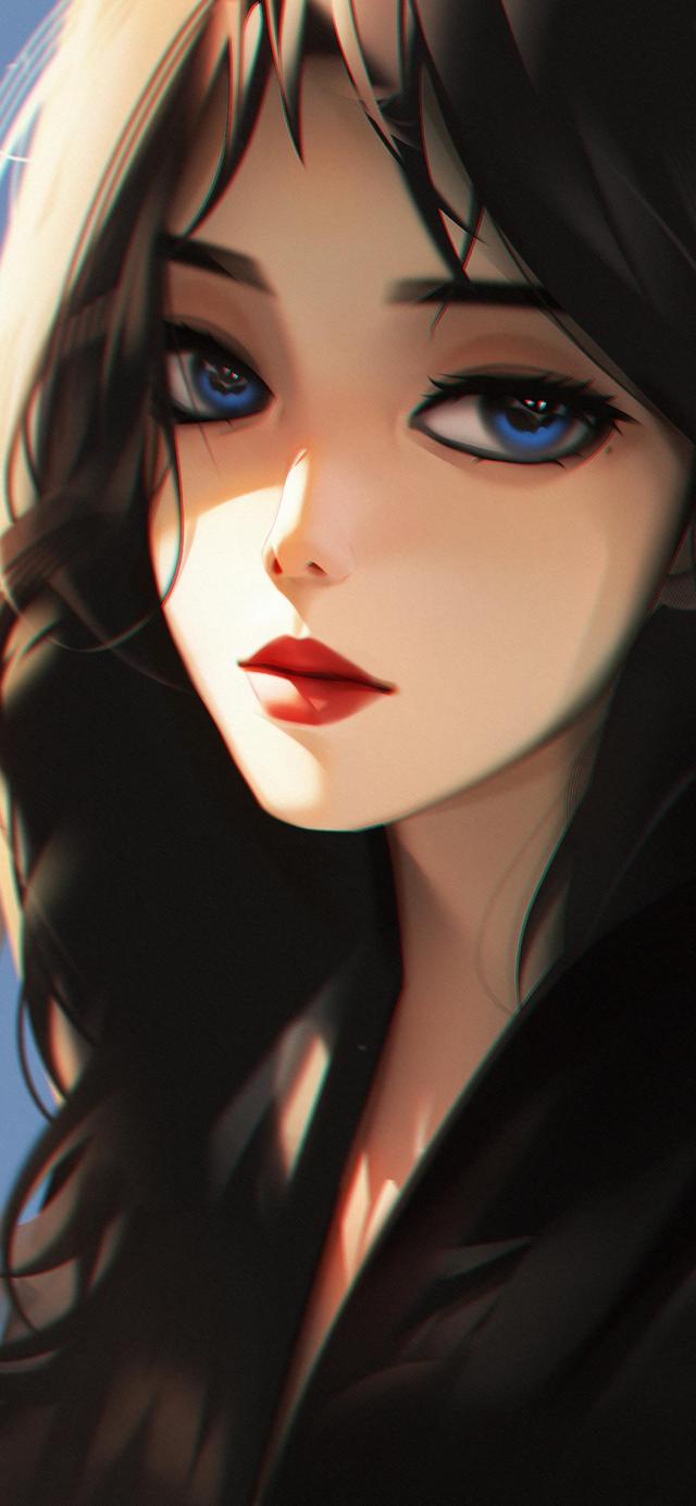 超美氛围感女生插画壁纸,是气质让你独特