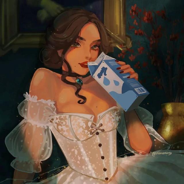 76张动漫插画,画中的女孩各有风格