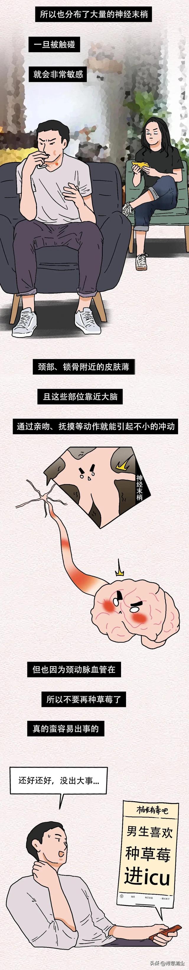 女生身体哪个部位最敏感?(男生勿入)