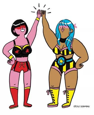 腰肥、腿粗、屁股大!身材犯规的胖女孩也很美,引起26万网友点赞