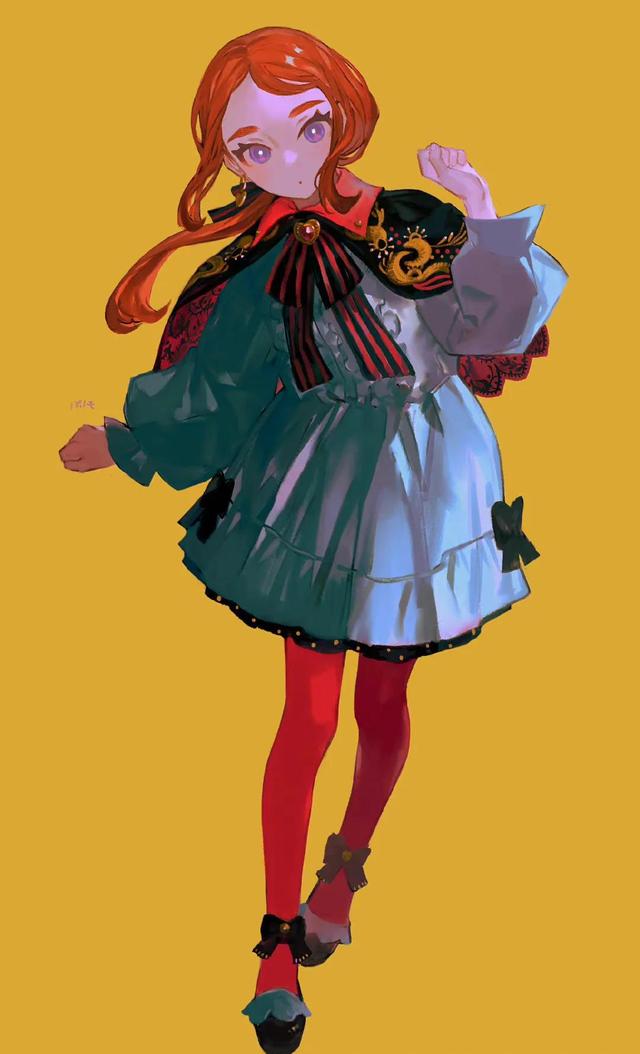 76张动漫插画,画中的女孩各有风格