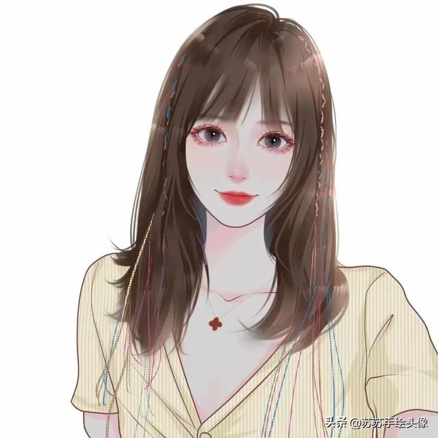 换个头像吧,美丽大方好看的女生动漫头像,让自己越来越漂亮