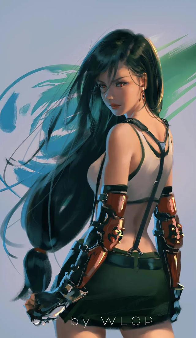 76张动漫插画,画中的女孩各有风格