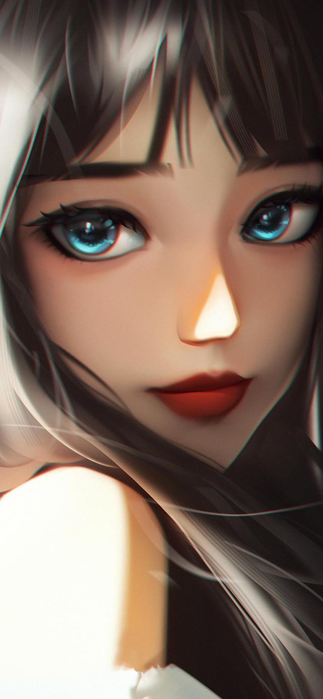 超美氛围感女生插画壁纸,是气质让你独特