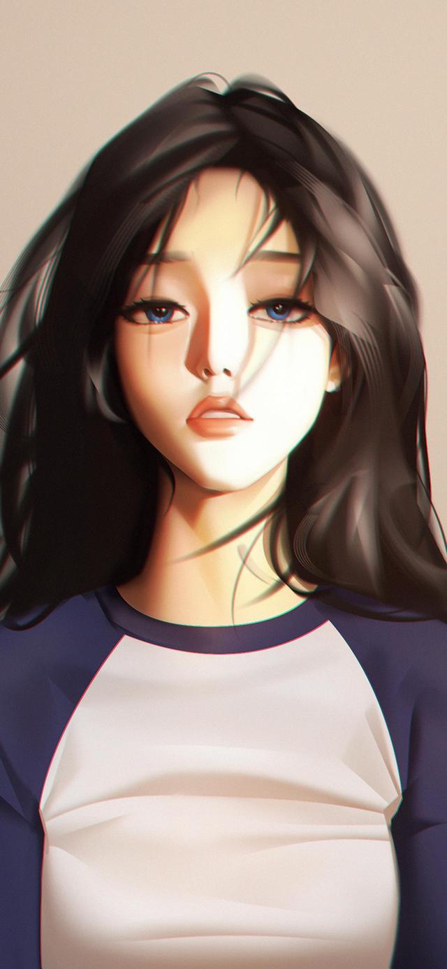 超美氛围感女生插画壁纸,是气质让你独特