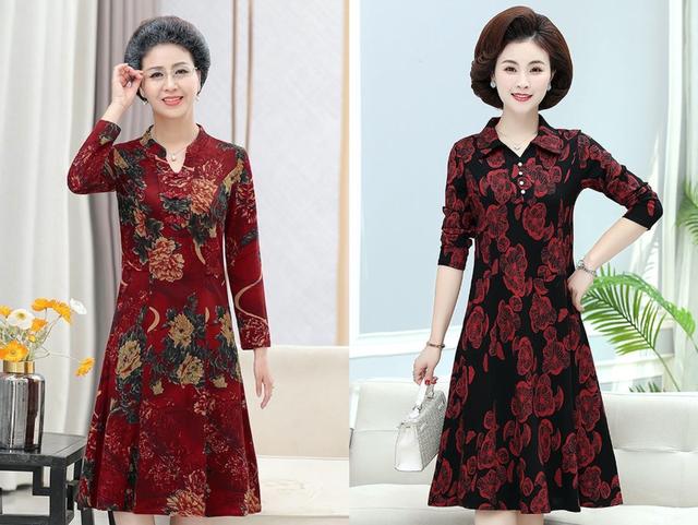 中年女人不要再穿“大花裙”了，这些小花裙更适合你，减龄显气质