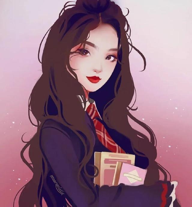 76张动漫插画,画中的女孩各有风格