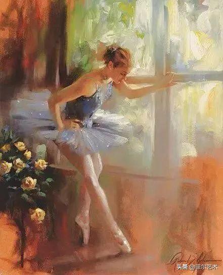 阳光般的美感，美国人体油画中那些青春靓丽的女子
