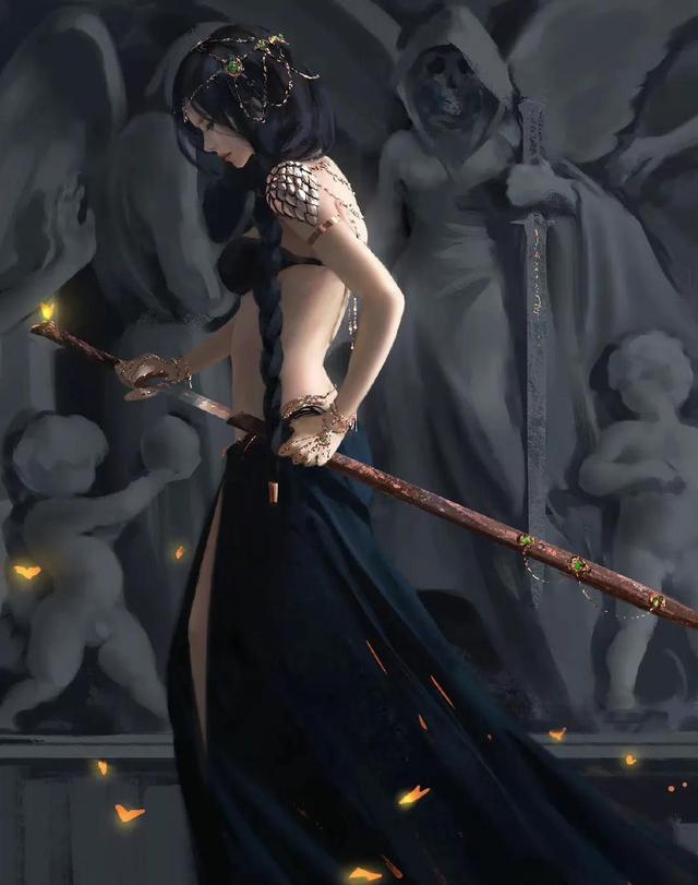 76张动漫插画,画中的女孩各有风格