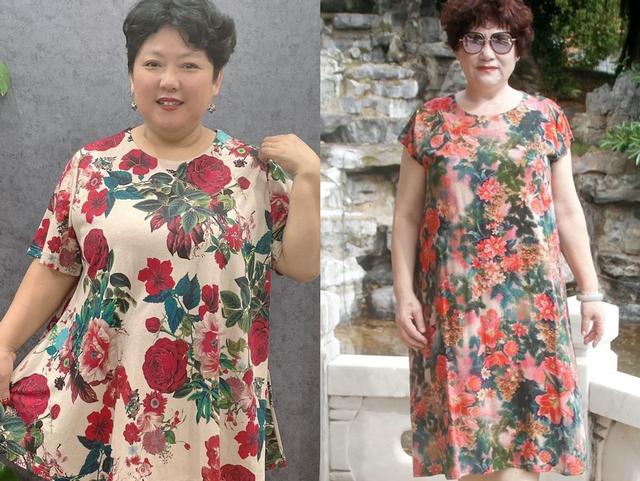 中年女人不要再穿“大花裙”了，这些小花裙更适合你，减龄显气质