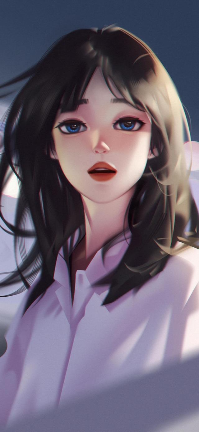 超美氛围感女生插画壁纸,是气质让你独特