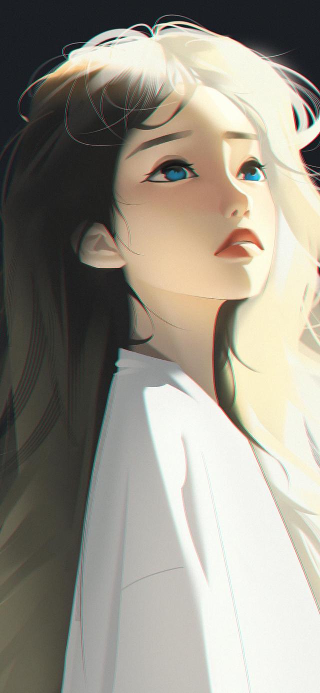 超美氛围感女生插画壁纸,是气质让你独特