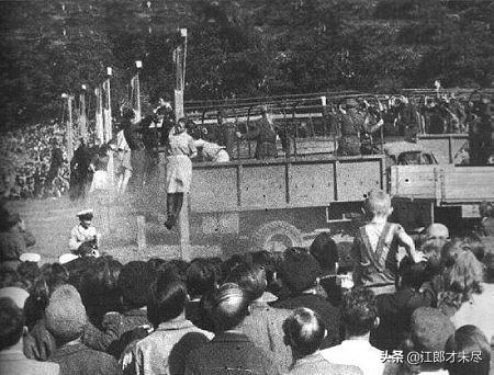 刑场上的意外，波兰绞死一群德国美女，有一人差点没死