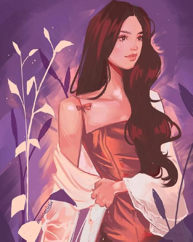 76张动漫插画,画中的女孩各有风格