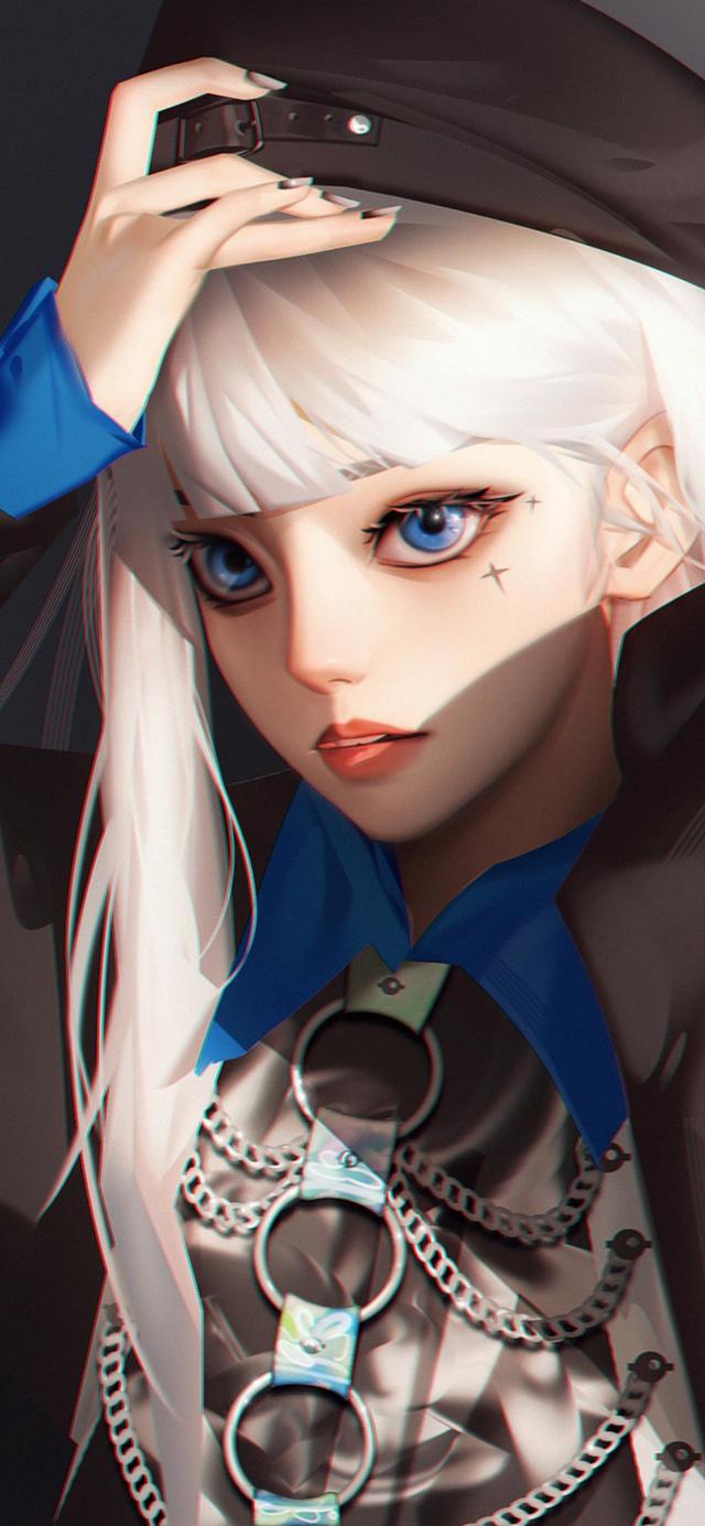 超美氛围感女生插画壁纸,是气质让你独特