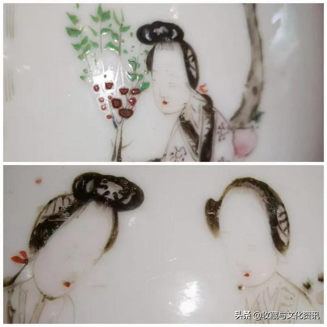 清晚期民国粉彩桃花美人罐鉴赏