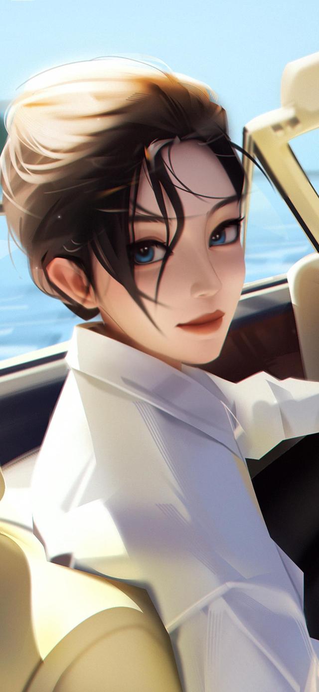 超美氛围感女生插画壁纸,是气质让你独特