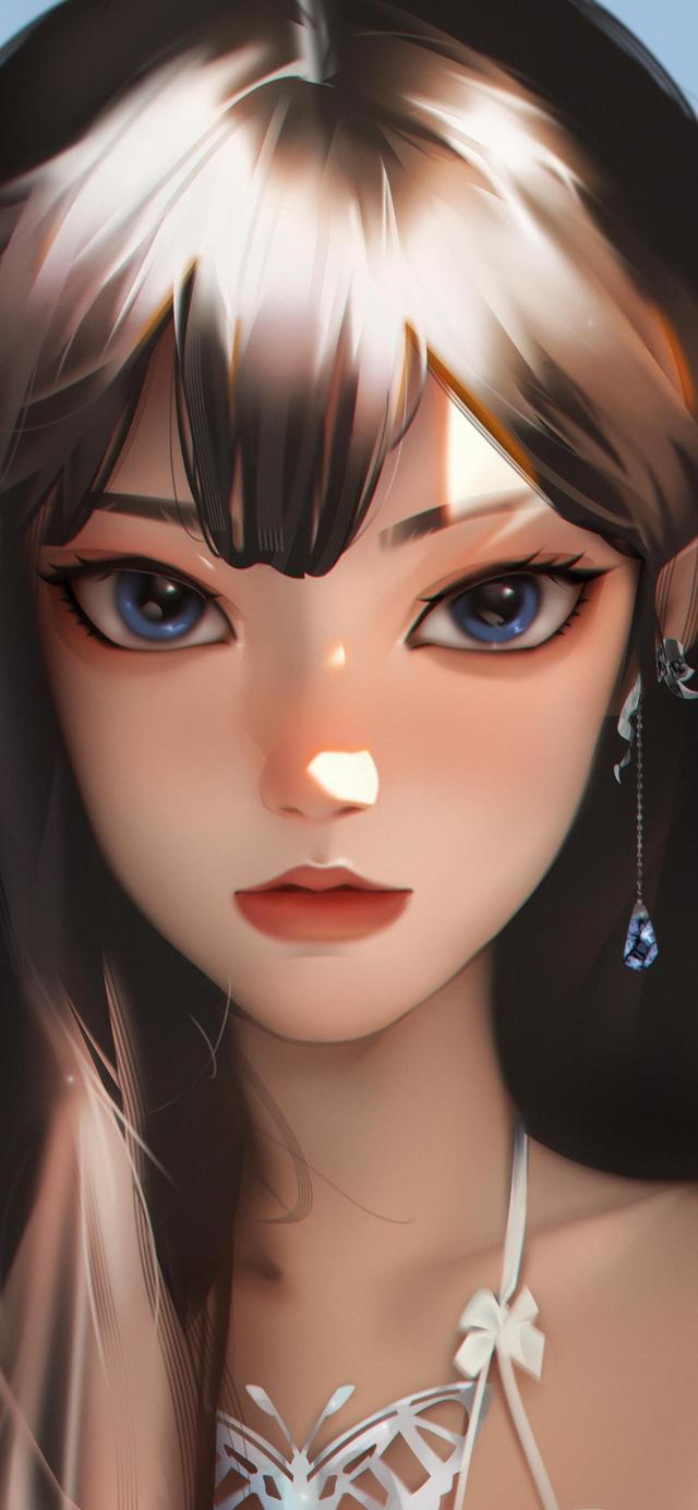 超美氛围感女生插画壁纸,是气质让你独特