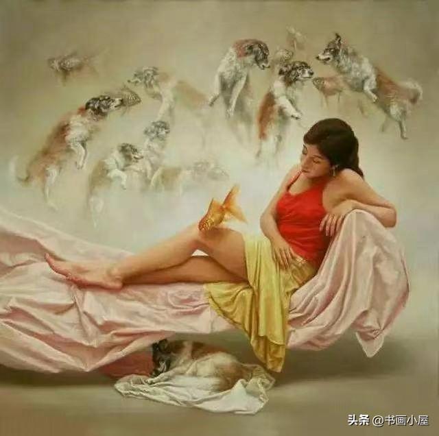 人体油画,天使般的模特儿为什么这么好看迷人?