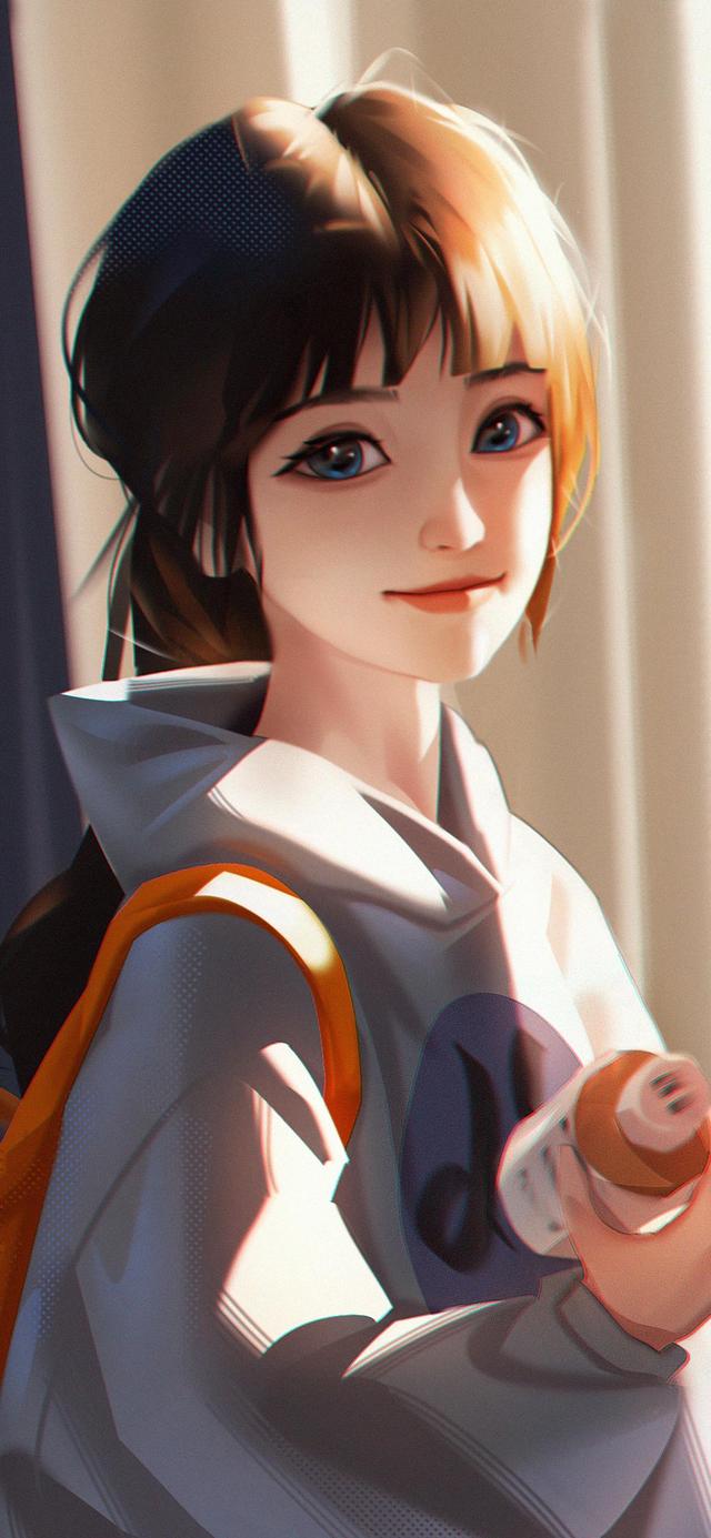 超美氛围感女生插画壁纸,是气质让你独特