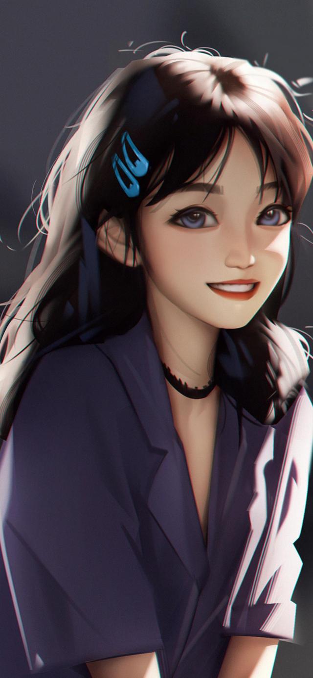 超美氛围感女生插画壁纸,是气质让你独特