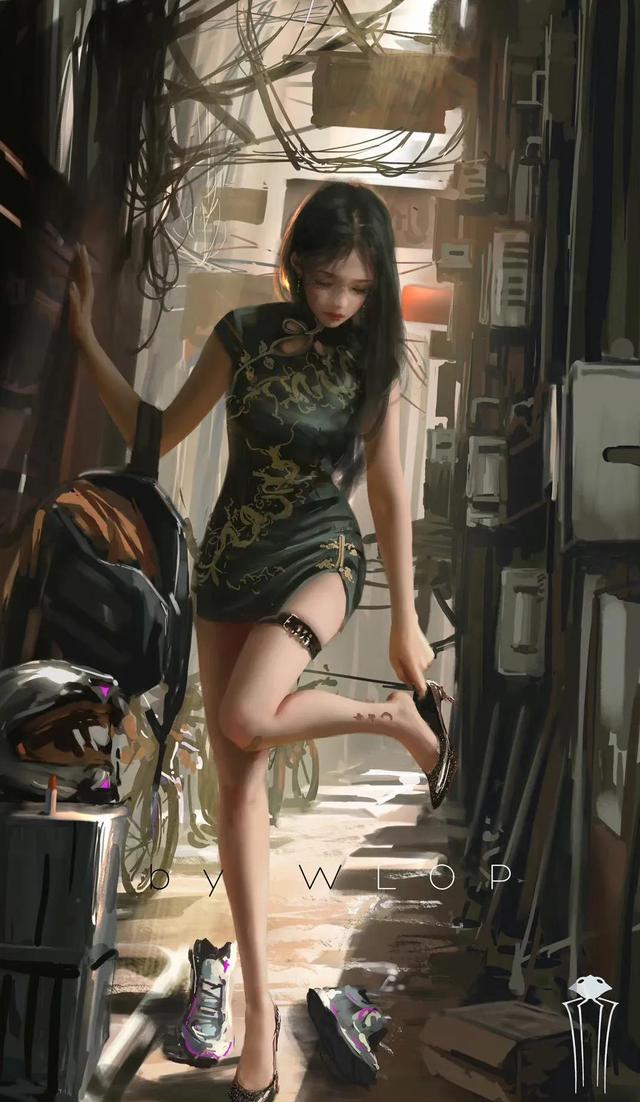 76张动漫插画,画中的女孩各有风格