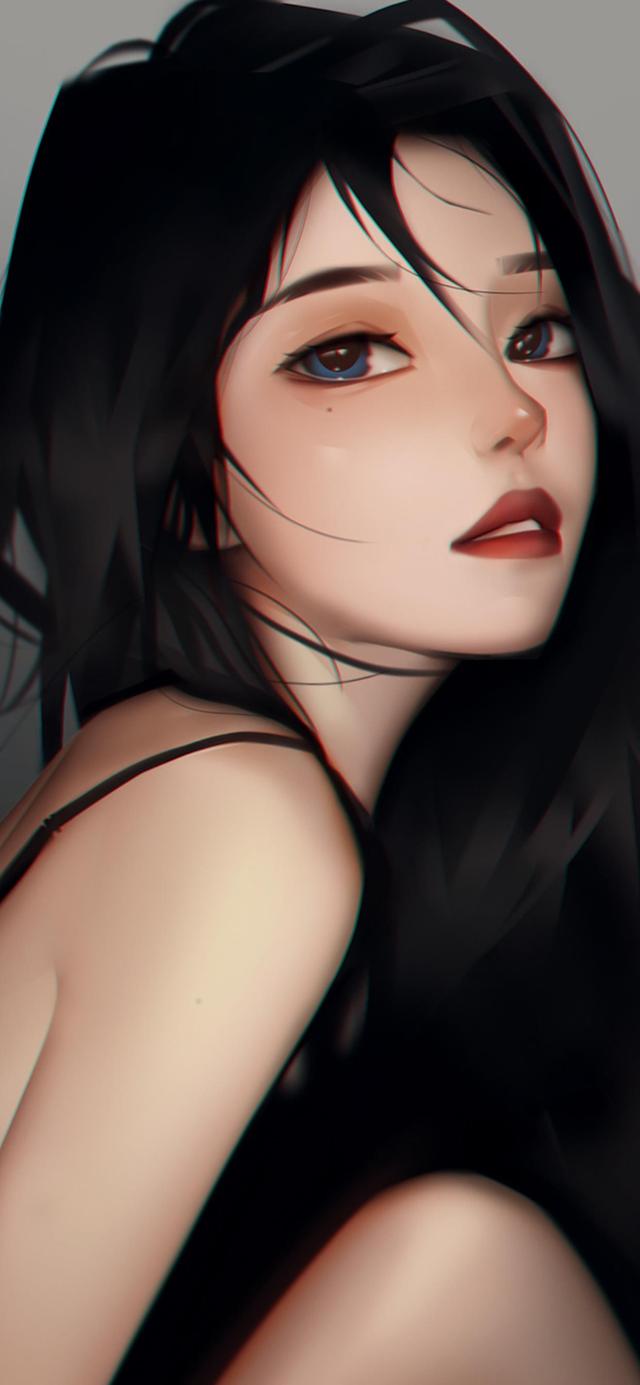 超美氛围感女生插画壁纸,是气质让你独特