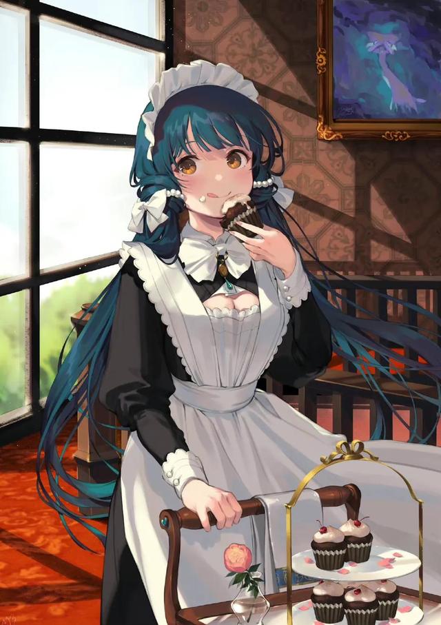 76张动漫插画,画中的女孩各有风格