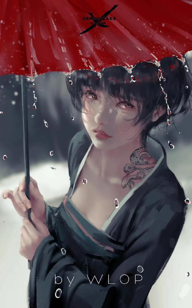 76张动漫插画,画中的女孩各有风格