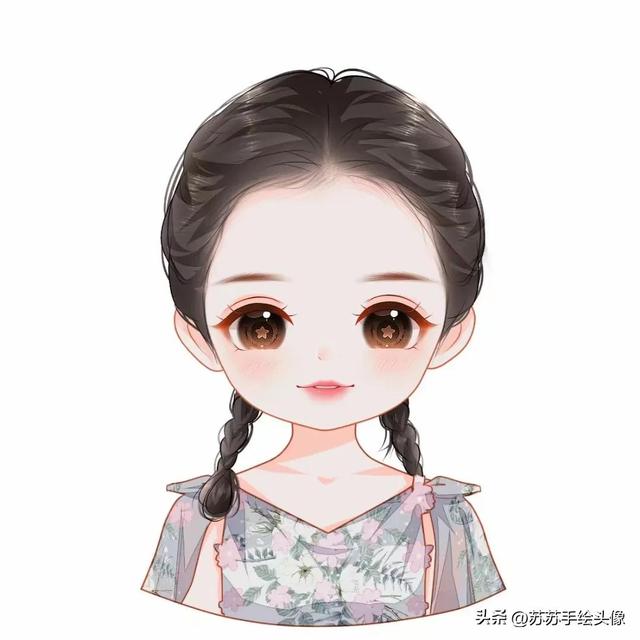 换个头像吧,减龄时尚的女生卡通头像,少女感满满