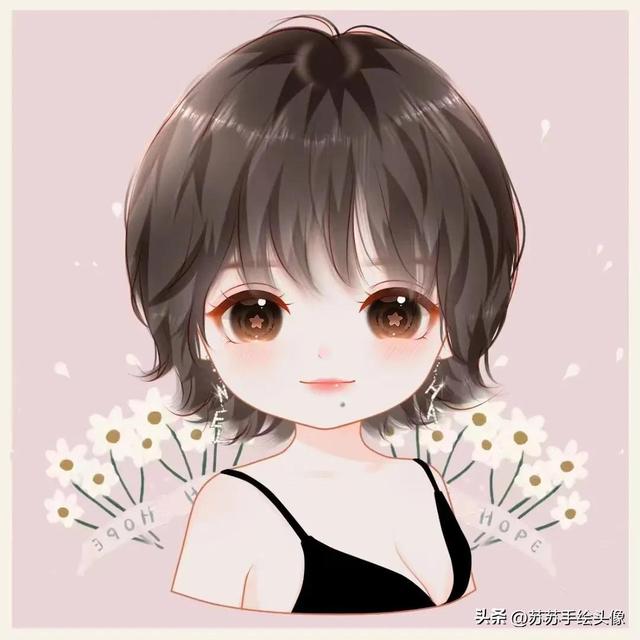 换个头像吧,呆萌可爱的女生卡通小头像,治愈你的所有好心情