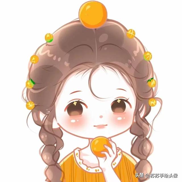 换个头像吧,呆萌可爱的女生卡通小头像,治愈你的所有好心情