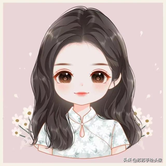 换个头像吧,呆萌可爱的女生卡通小头像,治愈你的所有好心情