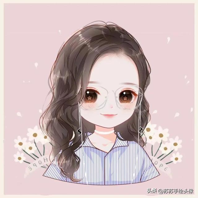 换个头像吧,减龄时尚的女生卡通头像,少女感满满