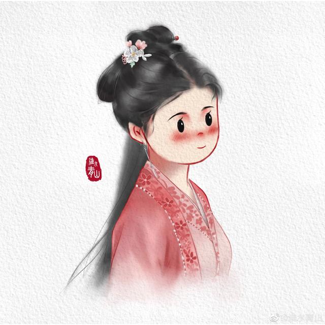 一组超可爱的Q版女生头像