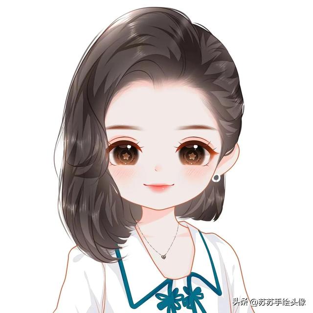换个头像吧,呆萌可爱的女生卡通小头像,治愈你的所有好心情