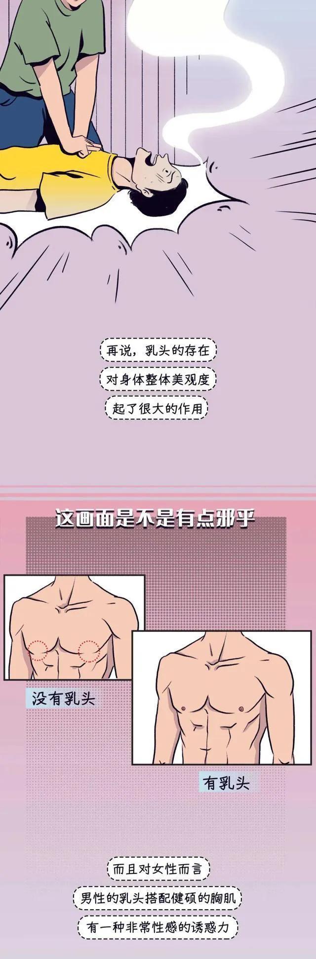 男人的乳房真的有用吗？女孩多年的疑惑，可以解开了