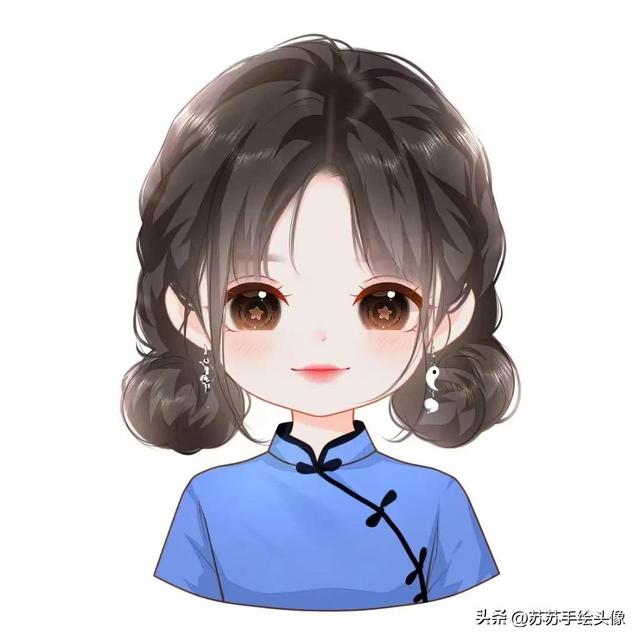 换个头像吧,呆萌可爱的女生卡通小头像,治愈你的所有好心情