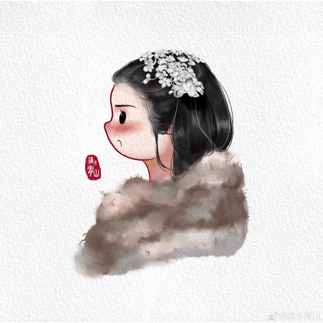 一组超可爱的Q版女生头像