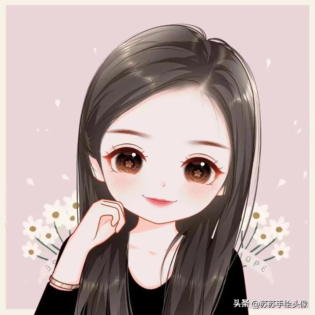 换个头像吧,呆萌可爱的女生卡通小头像,治愈你的所有好心情