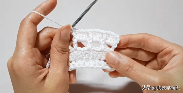 钩给孩子的小领片,妈妈也一样可以戴,钩针编织少女系假领片教程