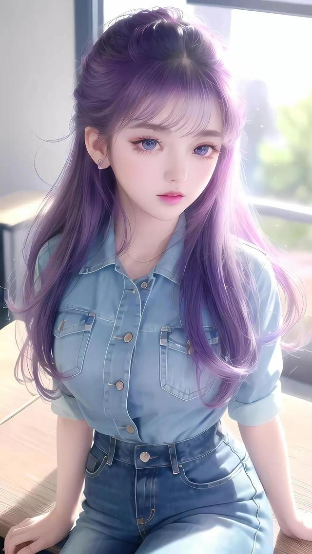唯美壁纸｜温柔女孩，我把所有的温柔和可爱都设置成了仅你可见
