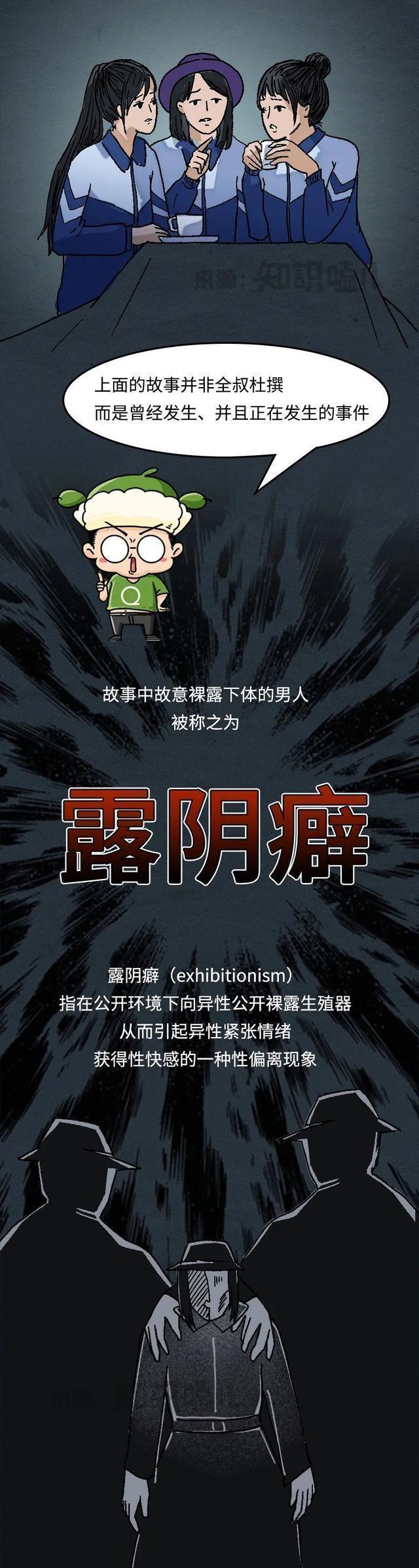 “美女，有好东西给你看看！”暴露癖是变态吗？漫画解析
