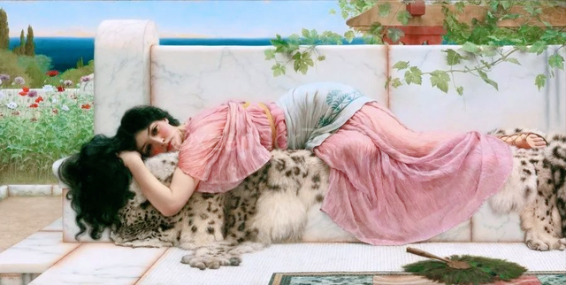 大师笔下薄纱曼妙的女人体，被吸引得无法自拔，一画就是40年