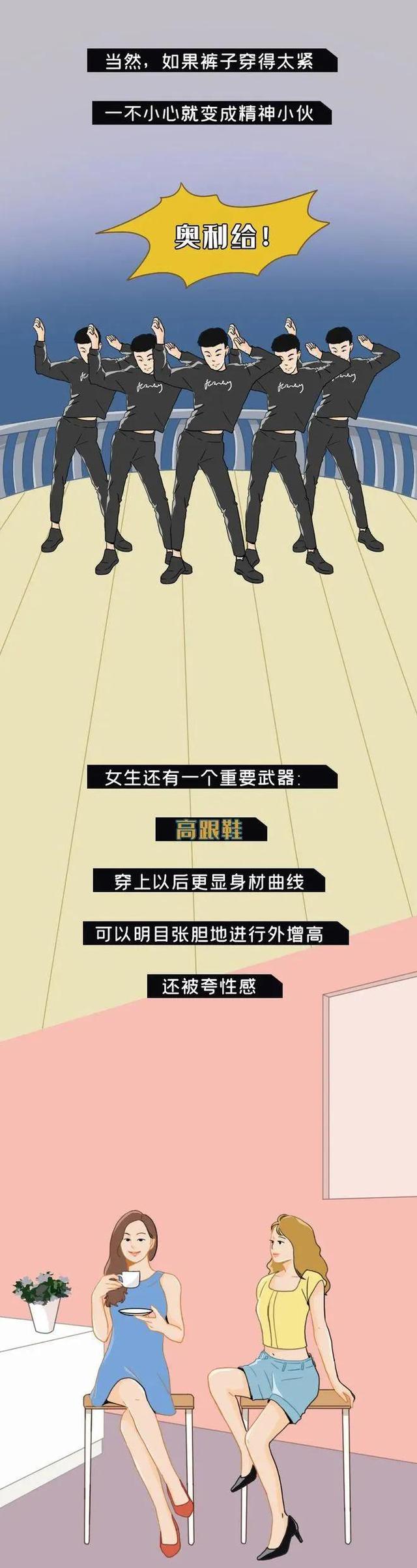 身高170的女生VS身高170的男生，到底谁看上去更高？