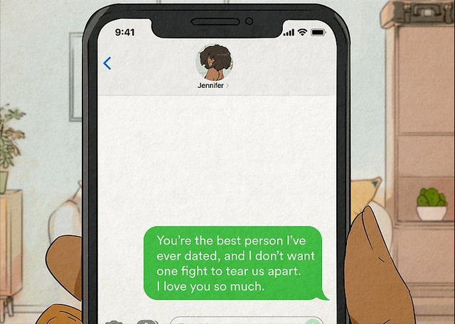 和女友吵架后如何发短信哄对方？